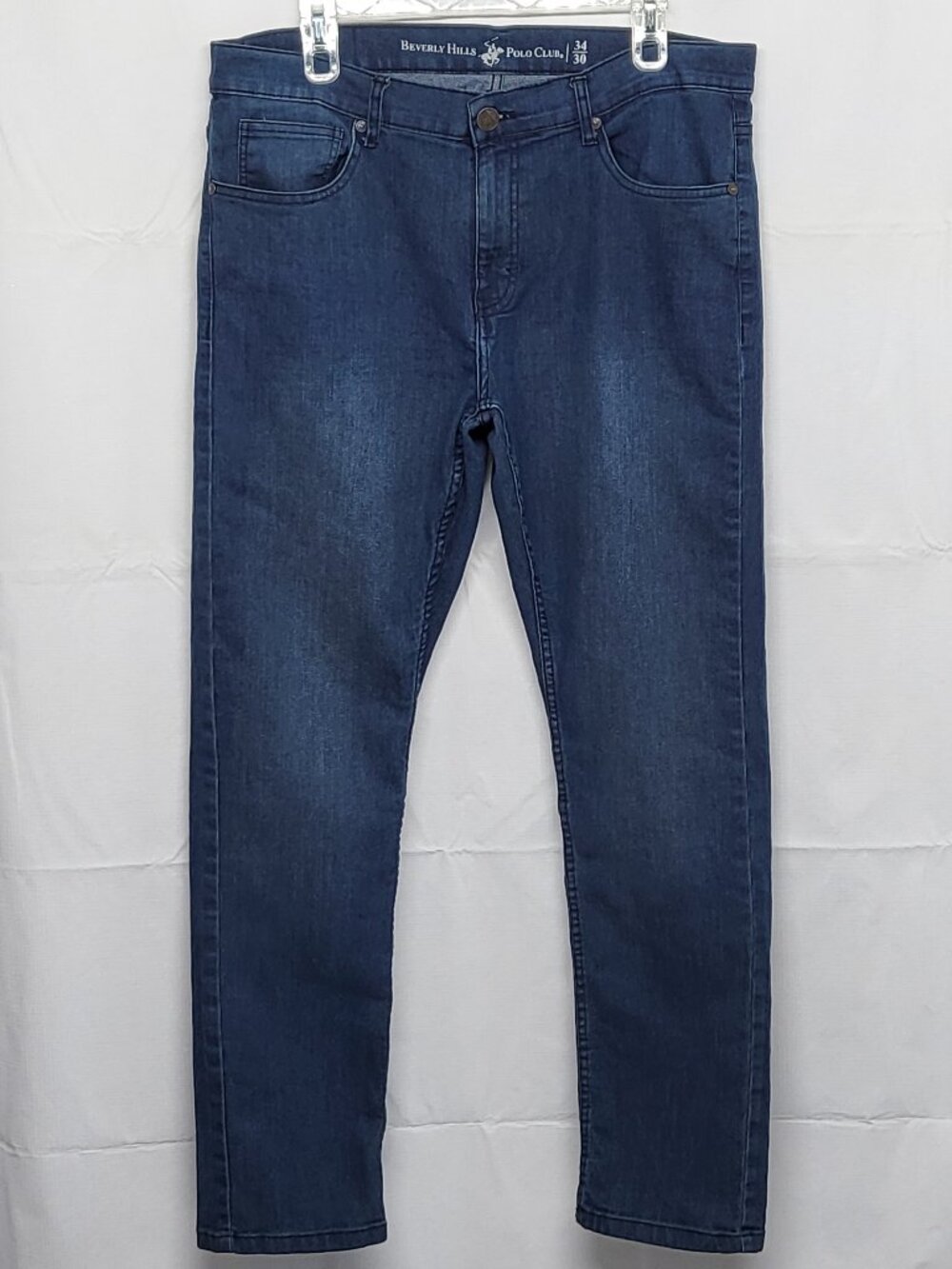 Beverly Hills Polo Club Jeans Mens 36 X 30 (Tag34x30) Stretch Straight Leg